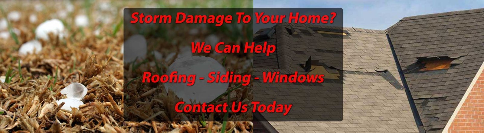 hail damaged roofs central mo